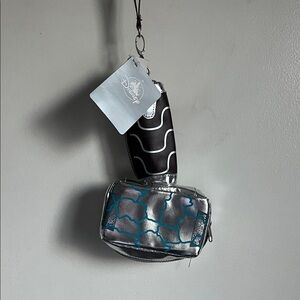Disney/Marvel Mjölnir Wristlet with Teal Pattern and Handle Detail